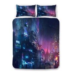 Cyberpunk 2077 81 Duvet Cover Quilt Cover Pillowcase Bedding Sets