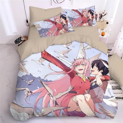 Darling In The Franxx Hiro Zero Two Ichigo 9 Duvet