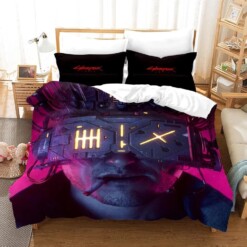 Cyberpunk 2077 8 Duvet Cover Quilt Cover Pillowcase Bedding Sets
