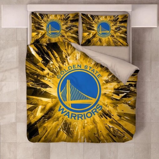 Basketball Golden State Warriors Basketball 17 Duvet Cover Pillowcase Bedding