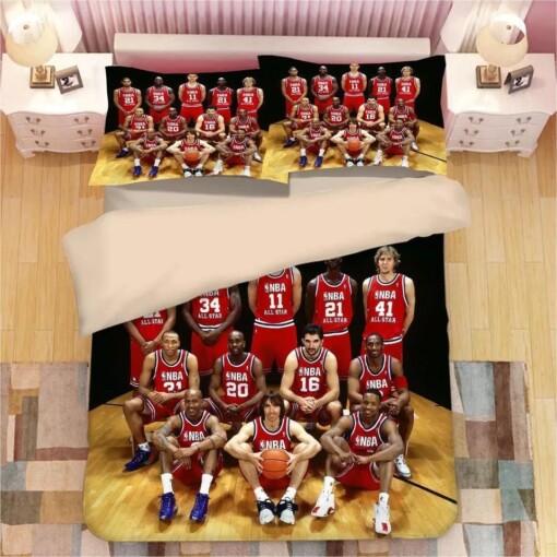 Basketball All Star Basketball 11 Duvet Cover Pillowcase Bedding Sets