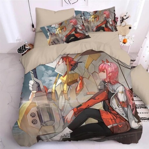 Darling In The Franxx Hiro Zero Two Ichigo 25 Duvet