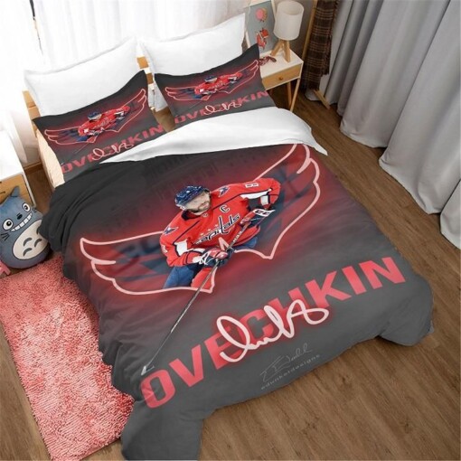 Alex Ovechkin Washington Capitals Hockey 10 Duvet Cover Quilt Cover