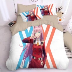 Darling In The Franxx Hiro Zero Two Ichigo 18 Duvet