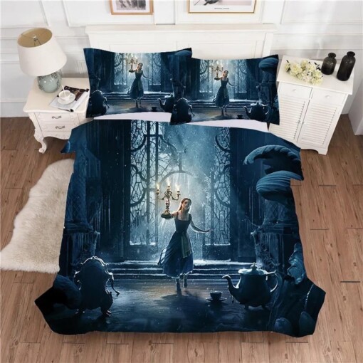Beauty And The Beast 2 Duvet Cover Pillowcase Bedding Sets