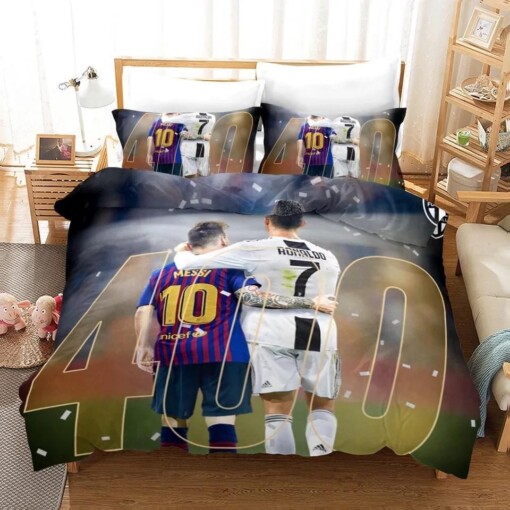 Football 12 Duvet Cover Pillowcase Bedding Sets Home Decor Quilt