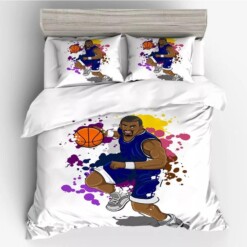 Basketball Players 7 Duvet Cover Quilt Cover Pillowcase Bedding Sets