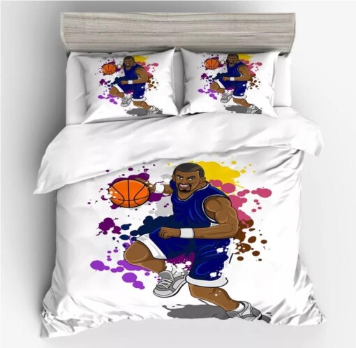 Basketball Players 7 Duvet Cover Quilt Cover Pillowcase Bedding Sets
