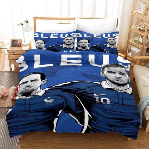 Football 10 Duvet Cover Pillowcase Bedding Sets Home Decor Quilt