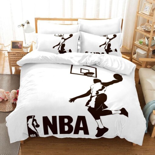 Basketball Nba 4 Duvet Cover Bedding Set Quilt Bed Sets