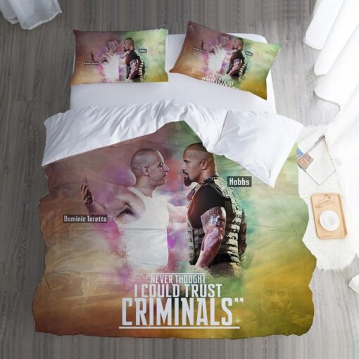 Fast 038 Furious 3 Duvet Cover Quilt Cover Pillowcase Bedding