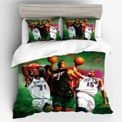 Basketball Players 5 Duvet Cover Quilt Cover Pillowcase Bedding Sets