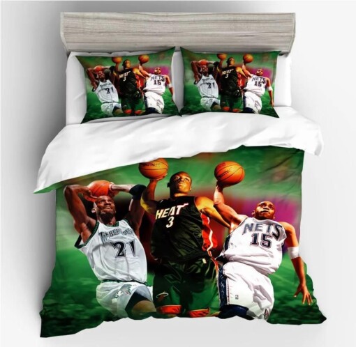 Basketball Players 5 Duvet Cover Quilt Cover Pillowcase Bedding Sets