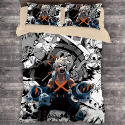 Comic My Hero Academia Bakugou Katsuki 2 Duvet Cover Quilt