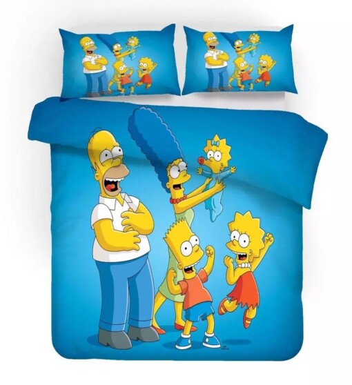 Anime The Simpsons Homer J Simpson 9 Duvet Cover Quilt