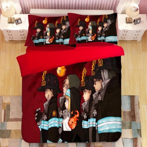 Enn Enn No Shouboutai Fire Force 1 Duvet Cover Quilt