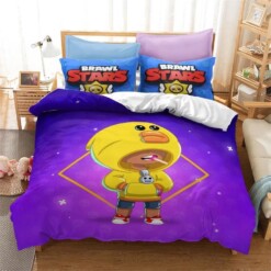 Brawl Stars 14 Duvet Cover Pillowcase Bedding Sets Home Bedroom