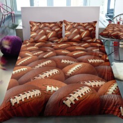 American Footballs Pattern Duvet Cover Bedding Set