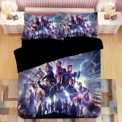 Avengers Endgame 2 Duvet Cover Quilt Cover Pillowcase Bedding Sets