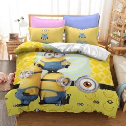 Despicable Me Minions 20 Duvet Cover Quilt Cover Pillowcase Bedding