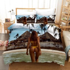 3d Sexy Bikini Beauty Bedding Set Bedding Sets Duvet Cover