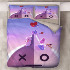 Bts Bt21 Tata Cooky Bangtan Boys 2 Duvet Cover Quilt