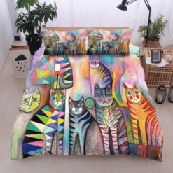 Cat 03 Bedding Sets Duvet Cover Bedroom Quilt Bed Sets