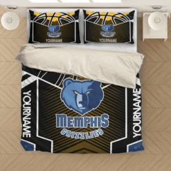 Customize Memphis Grizzlies Bedding Sets Duvet Cover Bedroom Quilt Bed