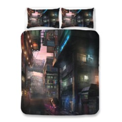 Cyberpunk 2077 69 Duvet Cover Quilt Cover Pillowcase Bedding Sets