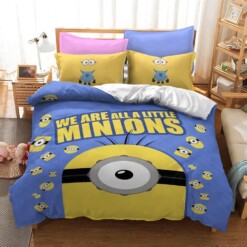 Despicable Me Minions 16 Duvet Cover Pillowcase Bedding Sets Home