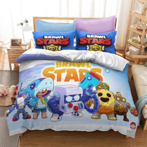 Brawl Stars 15 Duvet Cover Quilt Cover Pillowcase Bedding Sets