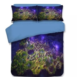 Fortnite Treasuer Map Duvet Cover Bedding Sets Pillowcase Quilt Bed