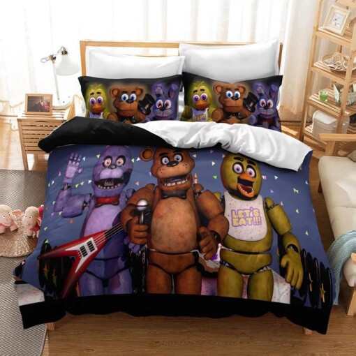 Five Nights At Freddy 8217 S 3 Duvet Cover Pillowcase Bedding Sets