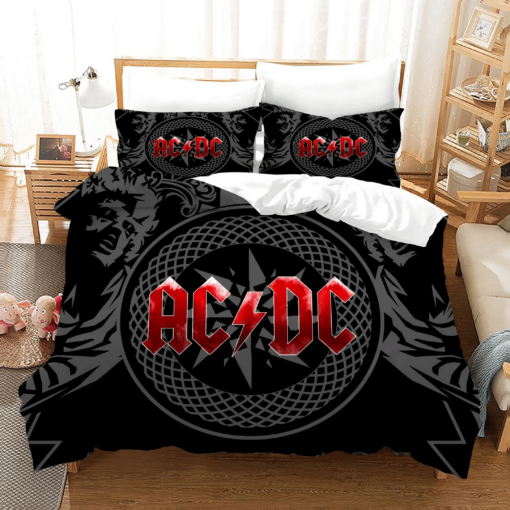 Ac Dc Music Band 16 Duvet Cover Quilt Cover Pillowcase Bedding