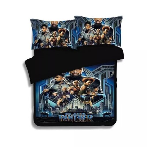Black Panther 1 Duvet Cover Quilt Cover Pillowcase Bedding Sets