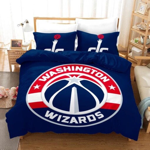 Basketball Washington Wizards 16 Duvet Cover Quilt Cover Pillowcase Bedding