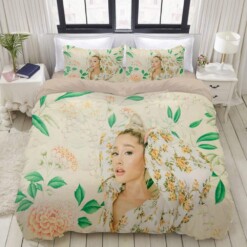 Ariana Grande 4 Duvet Cover Pillowcase Bedding Sets Home Bedroom