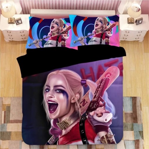 Dc Harley Quinn 14 Duvet Cover Quilt Cover Pillowcase Bedding Sets
