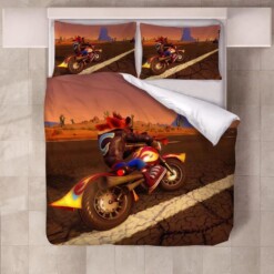 Crash Bandicoot 3 Warped 7 Duvet Cover Pillowcase Bedding Sets