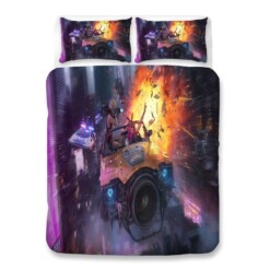 Cyberpunk 2077 40 Duvet Cover Quilt Cover Pillowcase Bedding Sets