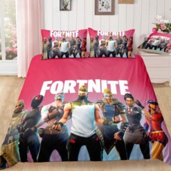 Fortnite Team 10 Duvet Cover Pillowcase Bedding Sets Home Decor