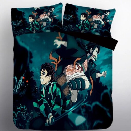 Demon Slayer Kimetsu No Yaiba Kamado Tanjirou 3 Duvet Cover