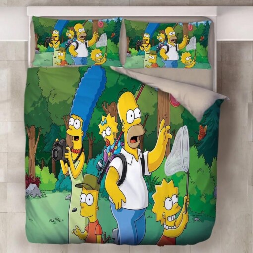 Anime The Simpsons Homer J Simpson 7 Duvet Cover Quilt