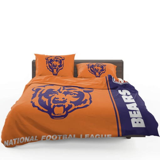 Chicago Bears Custom Bedding Sets Rugby Team Cover Set Set