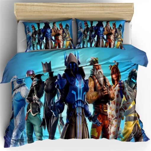 Fortnite Team 30 Duvet Cover Pillowcase Bedding Sets Home Bedroom