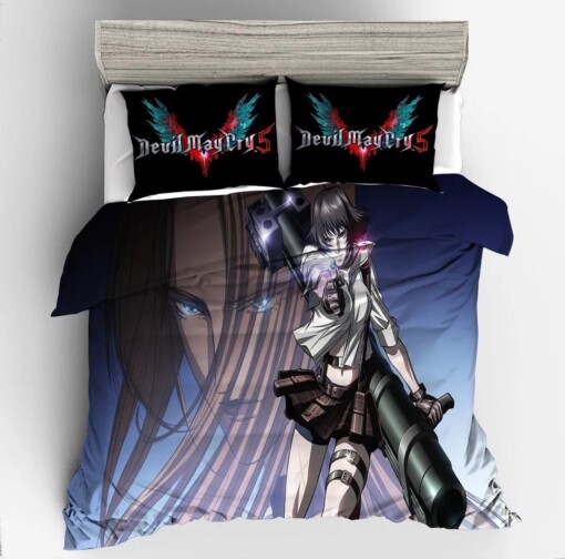 Devil May Cry 5 2 Duvet Cover Quilt Cover Pillowcase