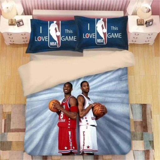 Basketball Lakers Kobe Bryant Basketball 8 Duvet Cover Pillowcase Bedding