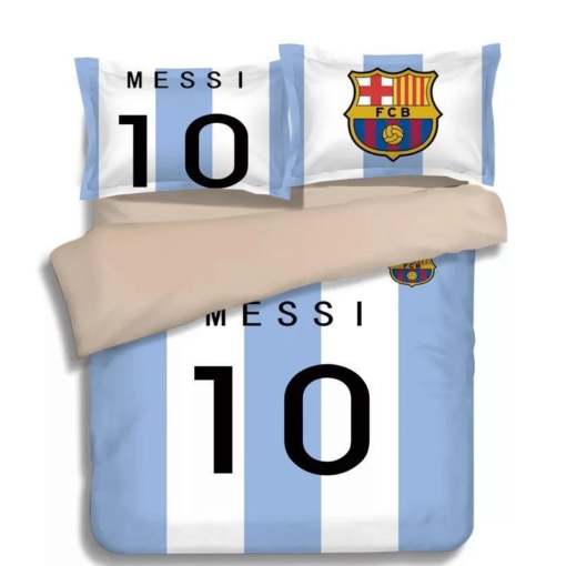 Barcelona Messi 10 Football Club 10 Duvet Cover Pillowcase Bedding