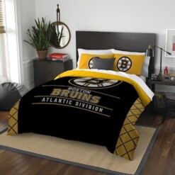 Boston Bruins Bedding Sets 8211 1 Duvet Cover 038 2