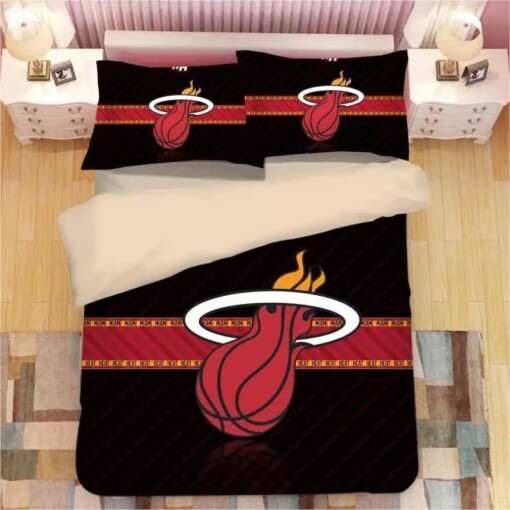 Basketball Miami Heat Basketball 11 Duvet Cover Pillowcase Bedding Sets